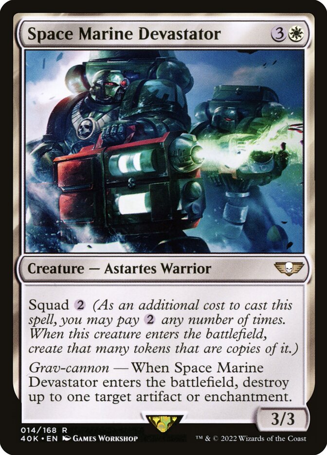 Space Marine Devastator 14/617 (Universes Beyond: Warhammer 40,000)  | Good Games Modbury
