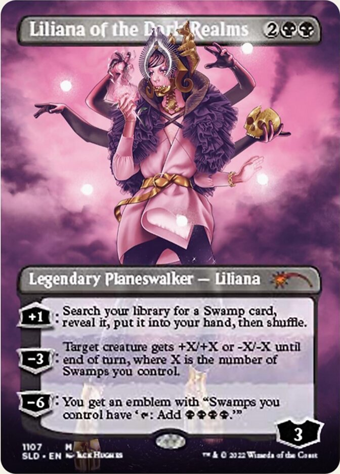 Liliana of the Dark Realms (Borderless) [Secret Lair Drop Series] | Good Games Modbury