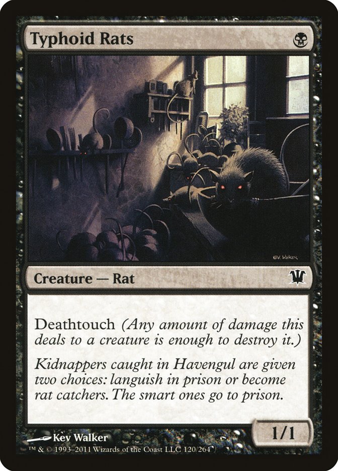 Typhoid Rats [Innistrad] | Good Games Modbury