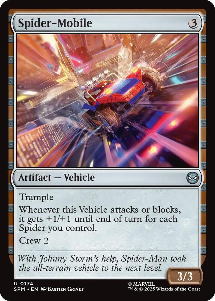 Spider-Mobile 174/198 (Marvel's Spider-Man)  - Foil | Good Games Modbury
