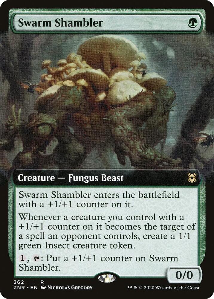 Swarm Shambler 362/280 (Zendikar Rising)  - Extended Art | Good Games Modbury