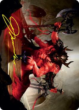 Awaken the Blood Avatar Art Card Gold Stamped Signature 20 (Art Series: Strixhaven)  | Good Games Modbury