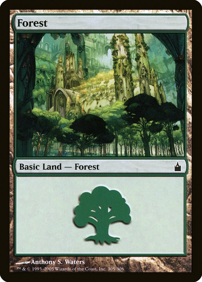 Forest (305) [Ravnica: City of Guilds] | Good Games Modbury