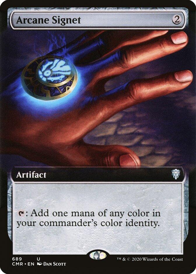 Arcane Signet 689/361 (Commander Legends)  - Extended Art | Good Games Modbury