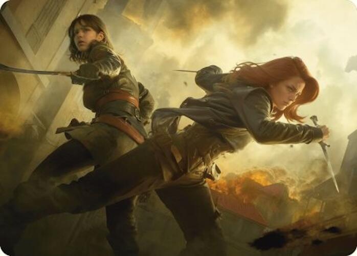 Mary Read and Anne Bonny Art Card 7 (Art Series: Universes Beyond: Assassin's Creed)  | Good Games Modbury