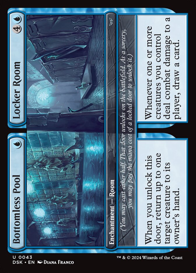 Bottomless Pool // Locker Room 43 (Duskmourn: House of Horror)  - Foil | Good Games Modbury