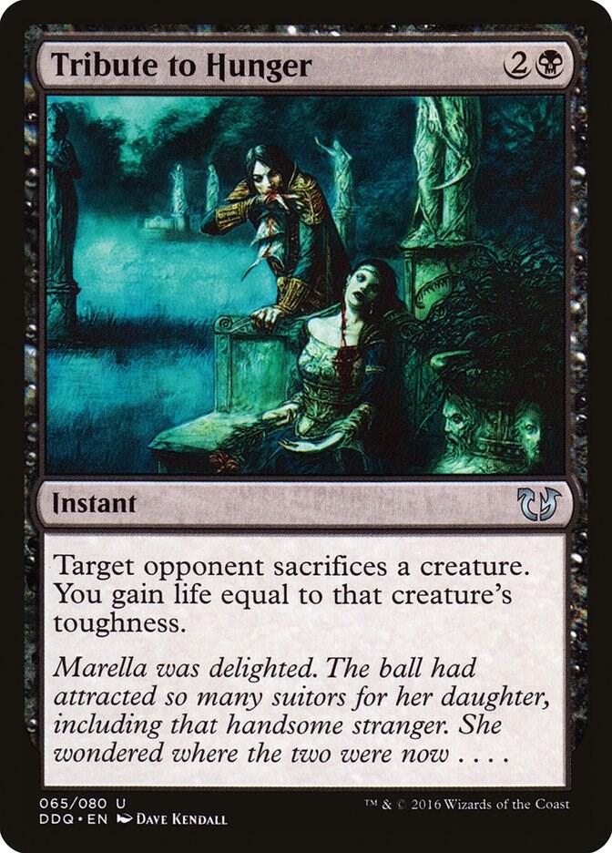 Tribute to Hunger 65/80 (Duel Decks: Blessed vs. Cursed)  | Good Games Modbury