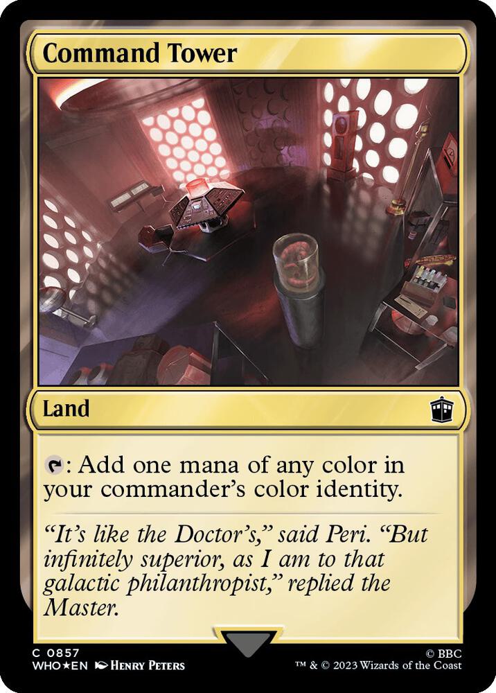 Command Tower 857/331 (Universes Beyond: Doctor Who)  - Surge Foil | Good Games Modbury