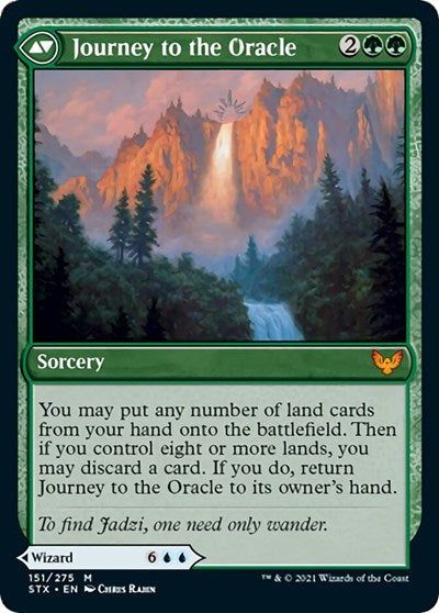 Jadzi, Oracle of Arcavios // Journey to the Oracle [Strixhaven: School of Mages Prerelease Promos] | Good Games Modbury