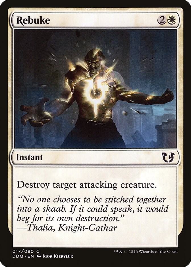Rebuke 17/80 (Duel Decks: Blessed vs. Cursed)  | Good Games Modbury