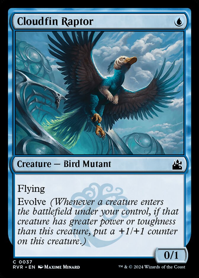 Cloudfin Raptor 37/291 (Ravnica Remastered)  - Foil | Good Games Modbury