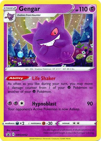 Gengar (SWSH052) [Sword & Shield: Black Star Promos] | Good Games Modbury