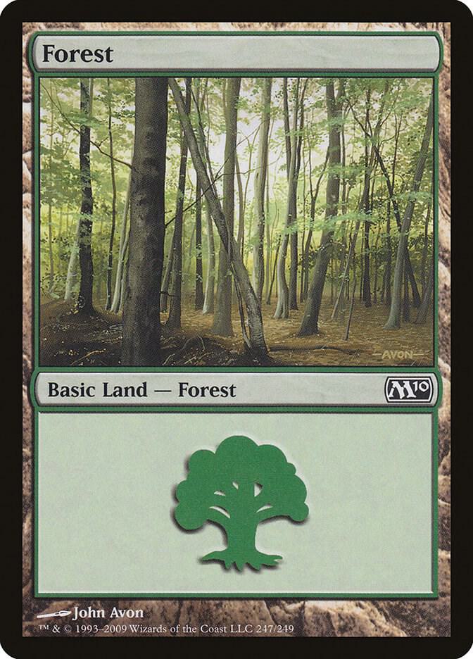Forest 247 247 (Magic 2010 (M10))  - Foil | Good Games Modbury