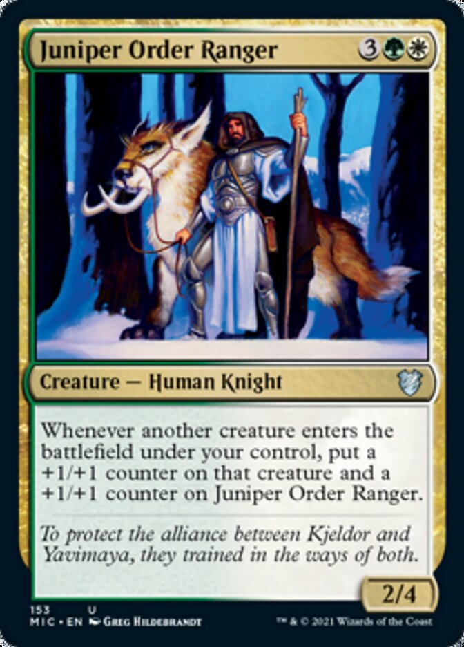 Juniper Order Ranger [Innistrad: Midnight Hunt Commander] | Good Games Modbury