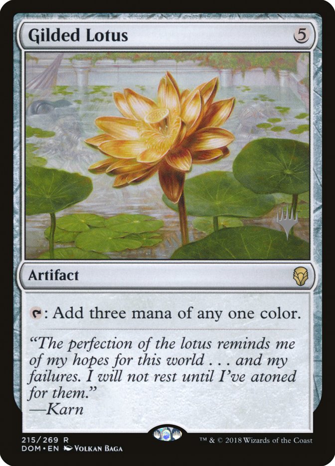 Gilded Lotus (Promo Pack) [Dominaria Promos] | Good Games Modbury