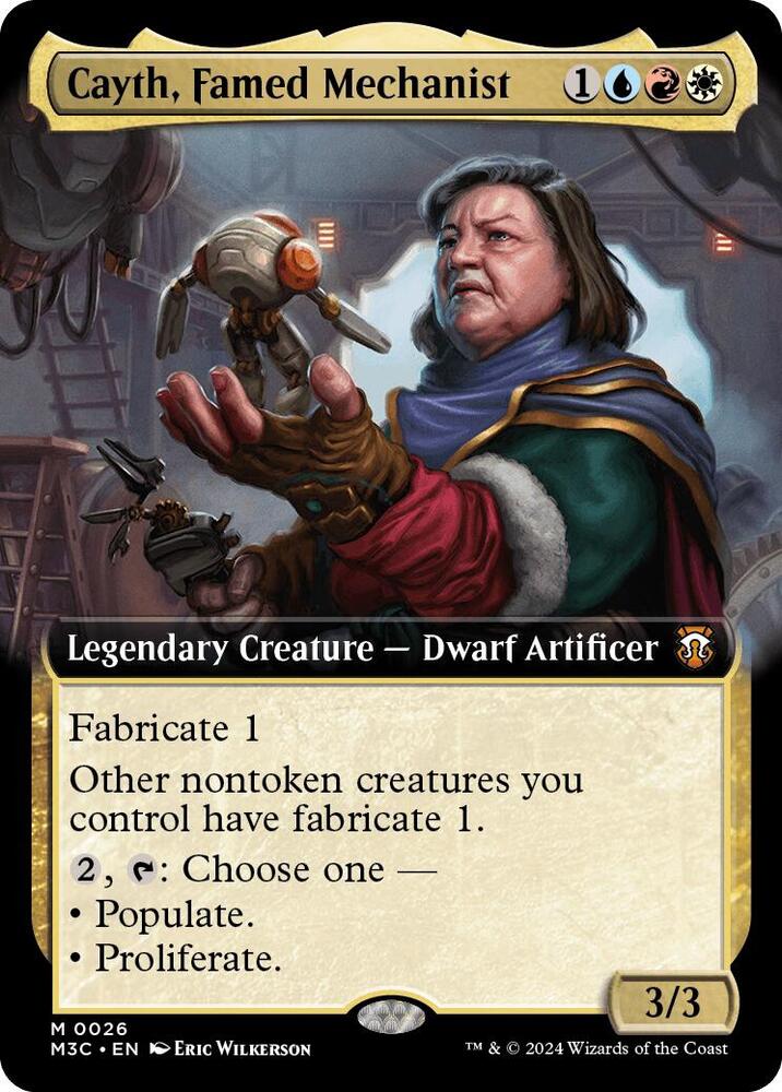 Cayth, Famed Mechanist 26 (Commander: Modern Horizons 3)  - Extended Art Foil | Good Games Modbury