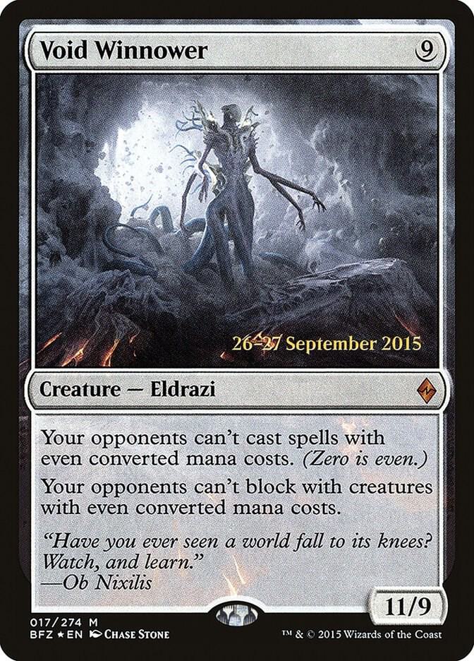 Void Winnower 17s/90 (Prerelease Cards)  - Foil | Good Games Modbury