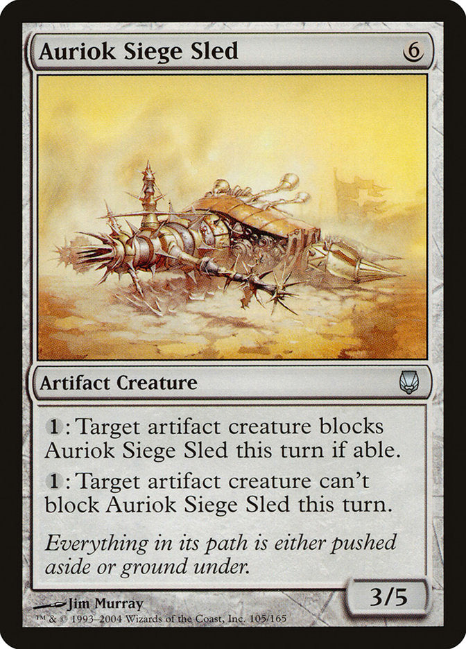 Auriok Siege Sled 105/165 (Darksteel)  - Foil | Good Games Modbury