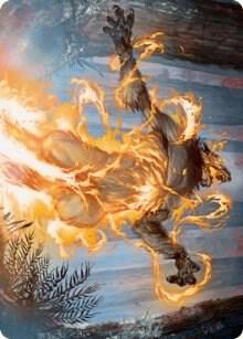 Burn the Accursed Art Card 42 (Art Series: Innistrad: Midnight Hunt)  | Good Games Modbury