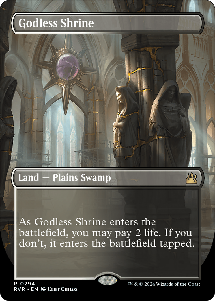 Godless Shrine (Borderless) [Ravnica Remastered] | Good Games Modbury