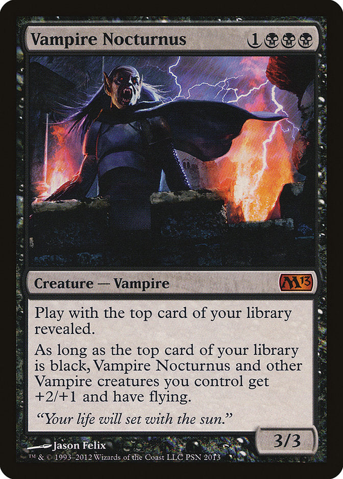 Vampire Nocturnus (Duels of the Planeswalkers Promos) [Duels of the Planeswalkers Promos 2012] | Good Games Modbury