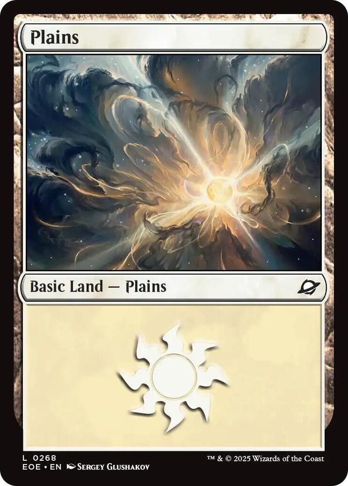 Plains 268 (Edge of Eternities)  - Foil | Good Games Modbury