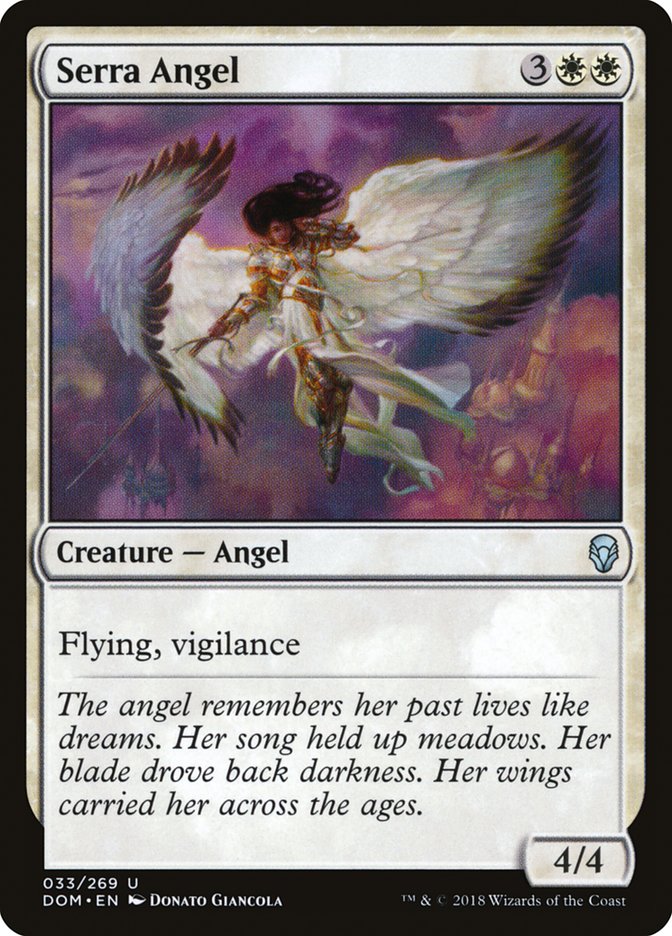 Serra Angel [Dominaria] | Good Games Modbury