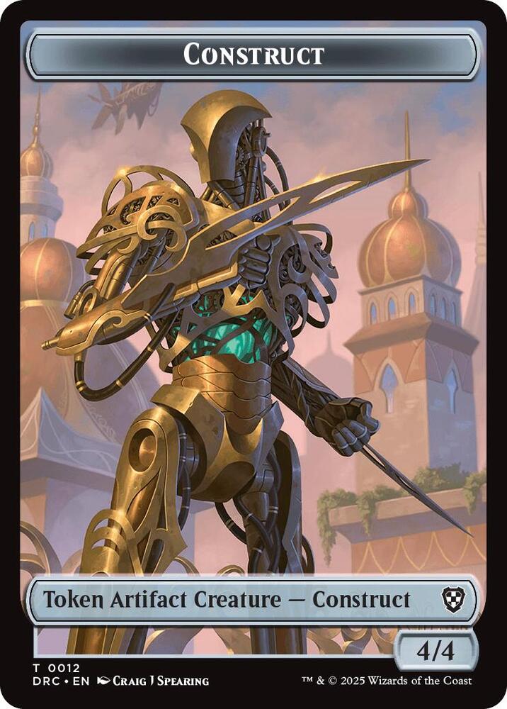 Construct Beast 0011 Double Sided Token 12 // 11 (Commander: Aetherdrift)  | Good Games Modbury