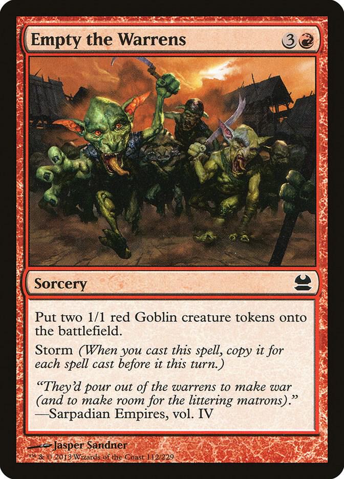 Empty the Warrens 112 (Modern Masters)  - Foil | Good Games Modbury
