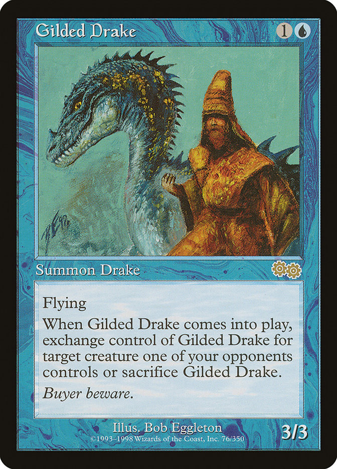 Gilded Drake 76/350 (Urza's Saga)  | Good Games Modbury