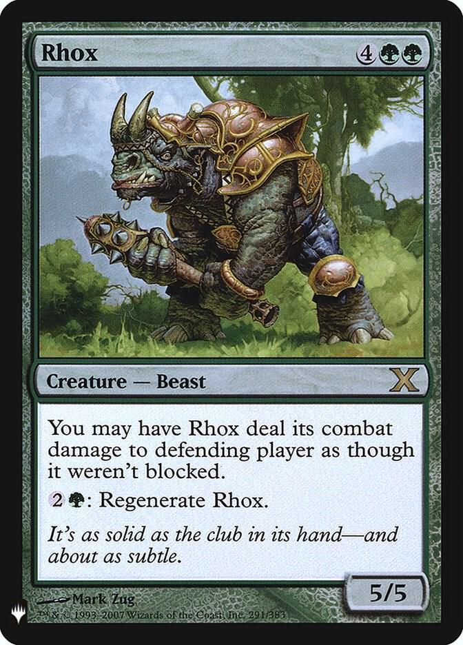 Rhox 10E-291/5075 (The List Reprints)  - Foil | Good Games Modbury