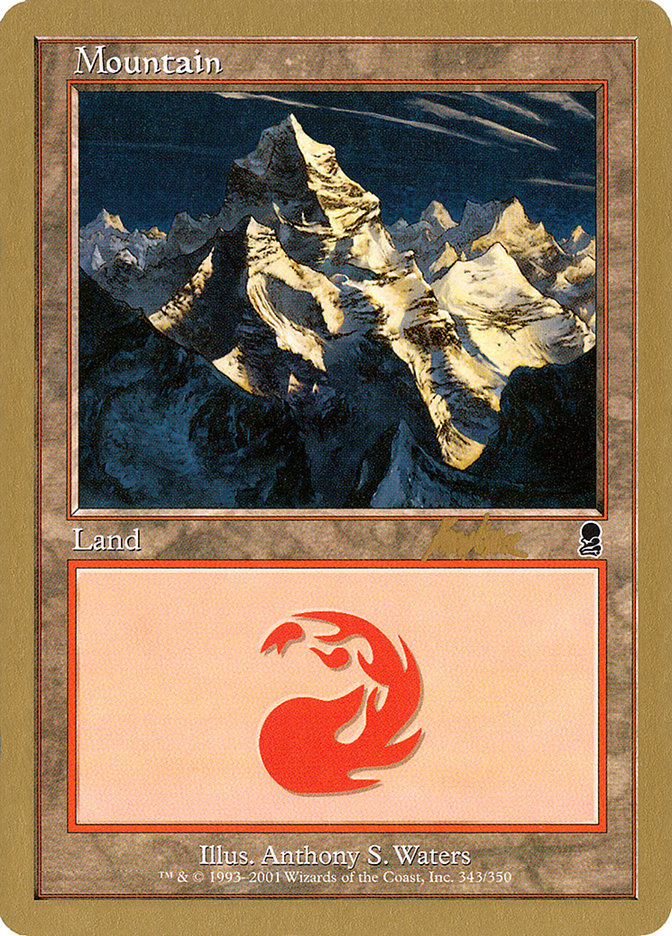 Mountain (bk343) (Brian Kibler) [World Championship Decks 2002] | Good Games Modbury