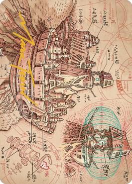 Defense Grid Art Card Gold Stamped Signature 58 (Art Series: The Brothers' War)  | Good Games Modbury