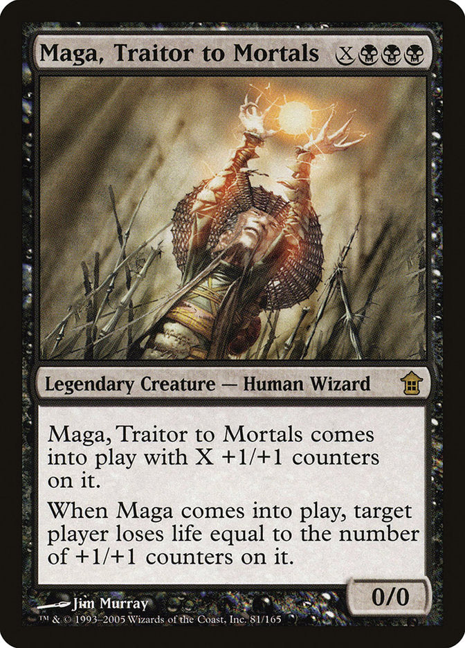 Maga, Traitor to Mortals 81/165 (Saviors of Kamigawa)  - Foil | Good Games Modbury