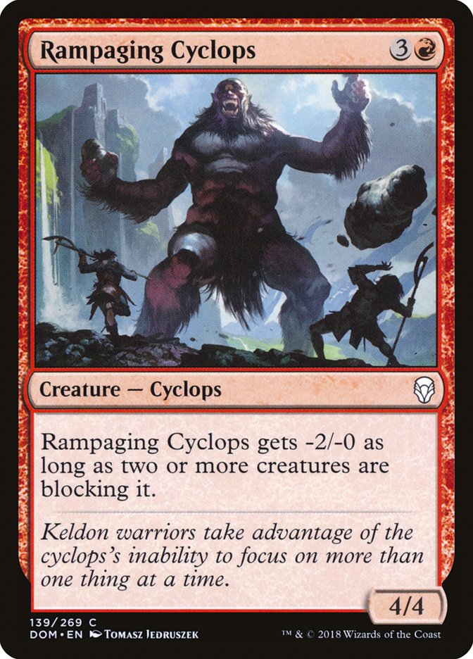 Rampaging Cyclops [Dominaria] | Good Games Modbury