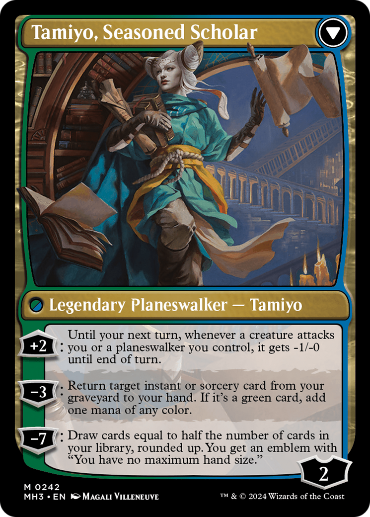 Tamiyo, Inquisitive Student // Tamiyo, Seasoned Scholar [Modern Horizons 3] | Good Games Modbury