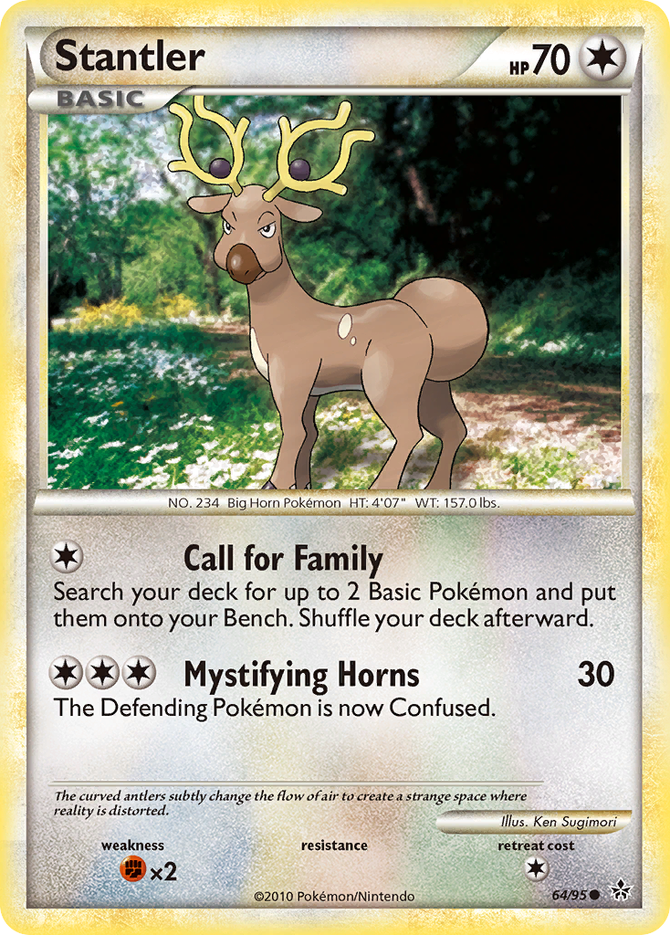 Stantler (64/95) [HeartGold & SoulSilver: Unleashed] | Good Games Modbury