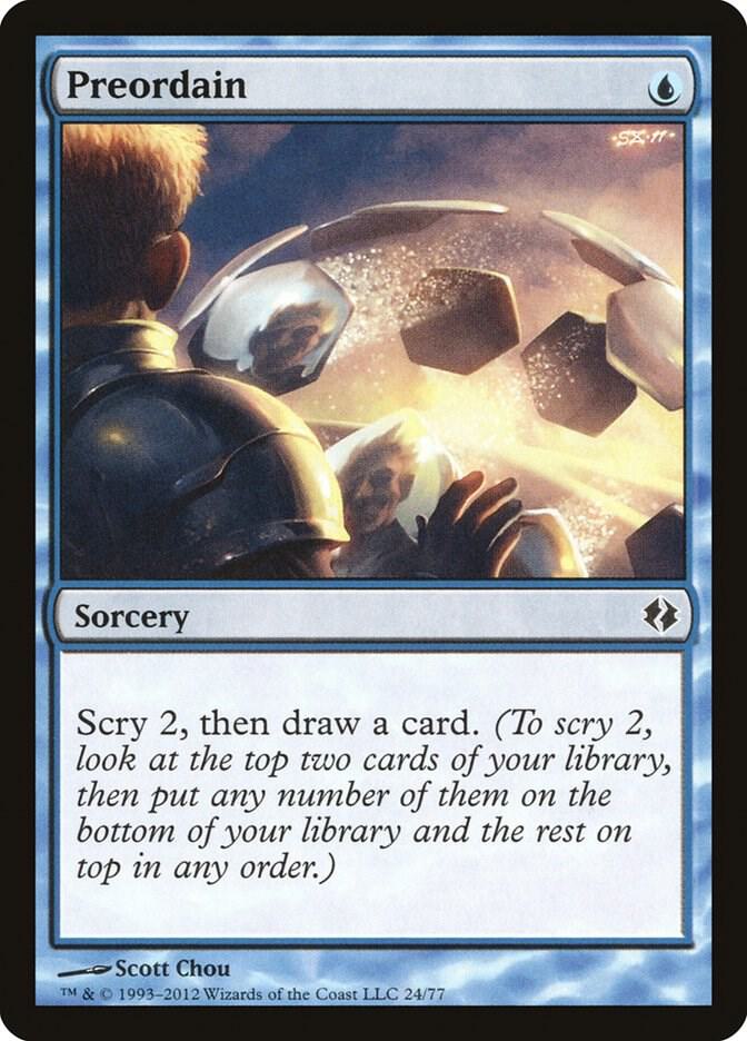 Preordain 24/77 (Duel Decks: Venser vs. Koth)  | Good Games Modbury