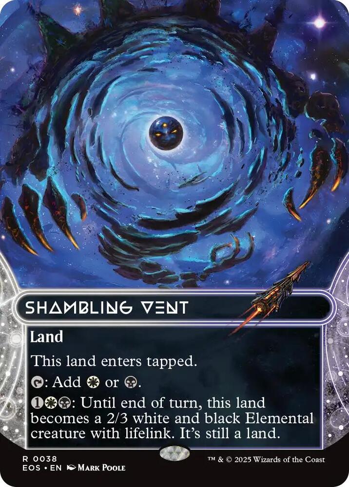 Shambling Vent  38 (Edge of Eternities: Stellar Sights)  - Borderless Foil | Good Games Modbury
