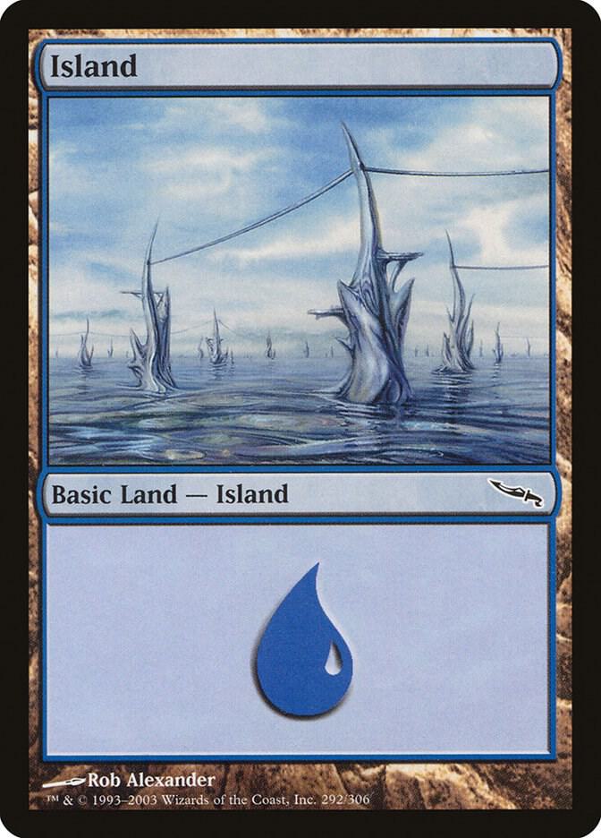 Island 292/306 (Mirrodin)  - Foil | Good Games Modbury