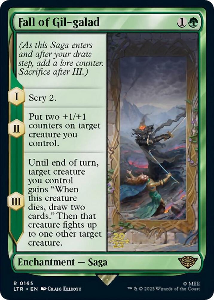 Fall of Gil galad 165s/86 (Prerelease Cards)  - Foil | Good Games Modbury