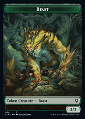 Satyr // Beast Double-Sided Token [Commander Legends: Battle for Baldur's Gate Tokens] | Good Games Modbury