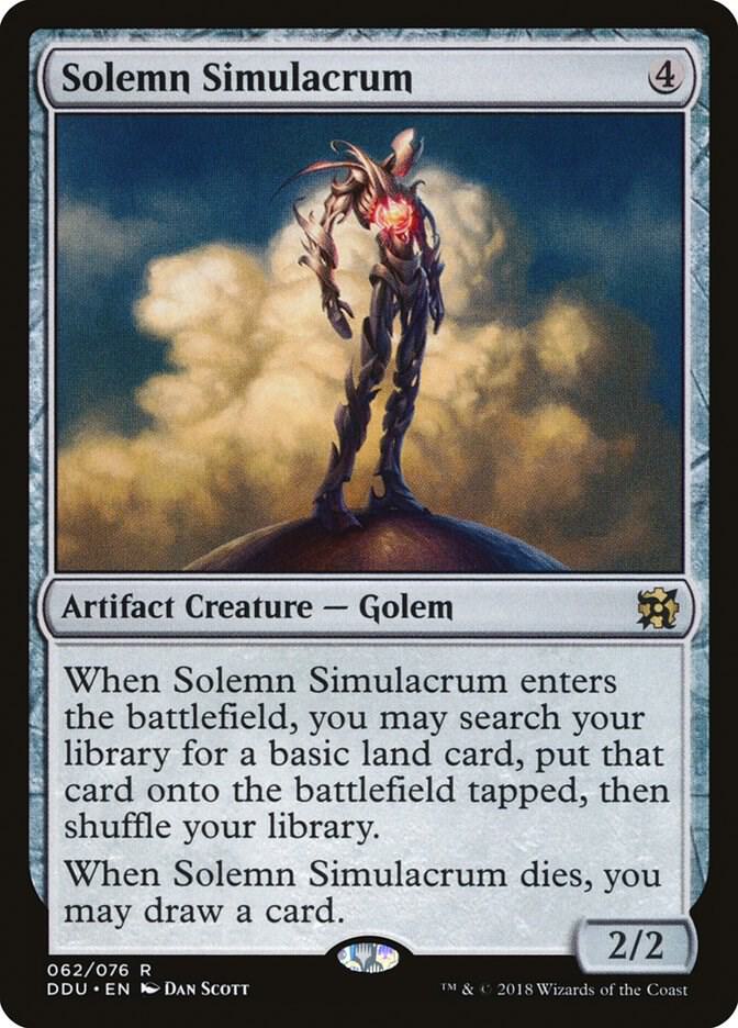 Solemn Simulacrum 62/76 (Duel Decks: Elves vs. Inventors)  | Good Games Modbury