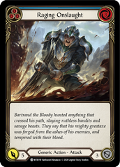 Raging Onslaught (Blue) [U-WTR190] (Welcome to Rathe Unlimited)  Unlimited Rainbow Foil | Good Games Modbury