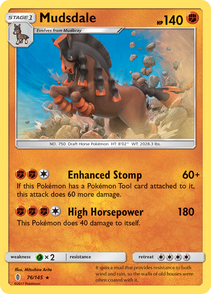 Mudsdale (76/145) [Sun & Moon: Guardians Rising] | Good Games Modbury