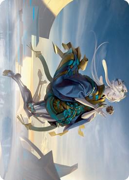 Moonfolk Puzzlemaker Art Card 6 (Art Series: Kamigawa: Neon Dynasty)  | Good Games Modbury