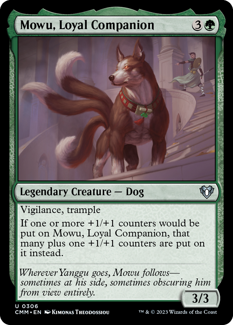 Mowu, Loyal Companion [Commander Masters] | Good Games Modbury