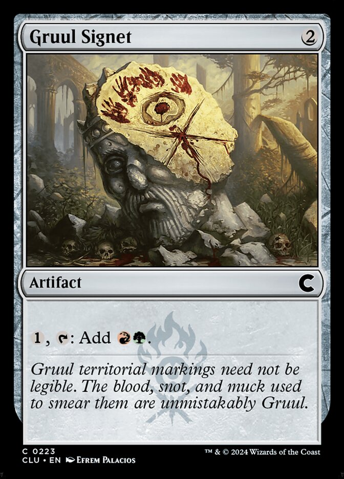 Gruul Signet 223/284 (Ravnica: Clue Edition)  | Good Games Modbury