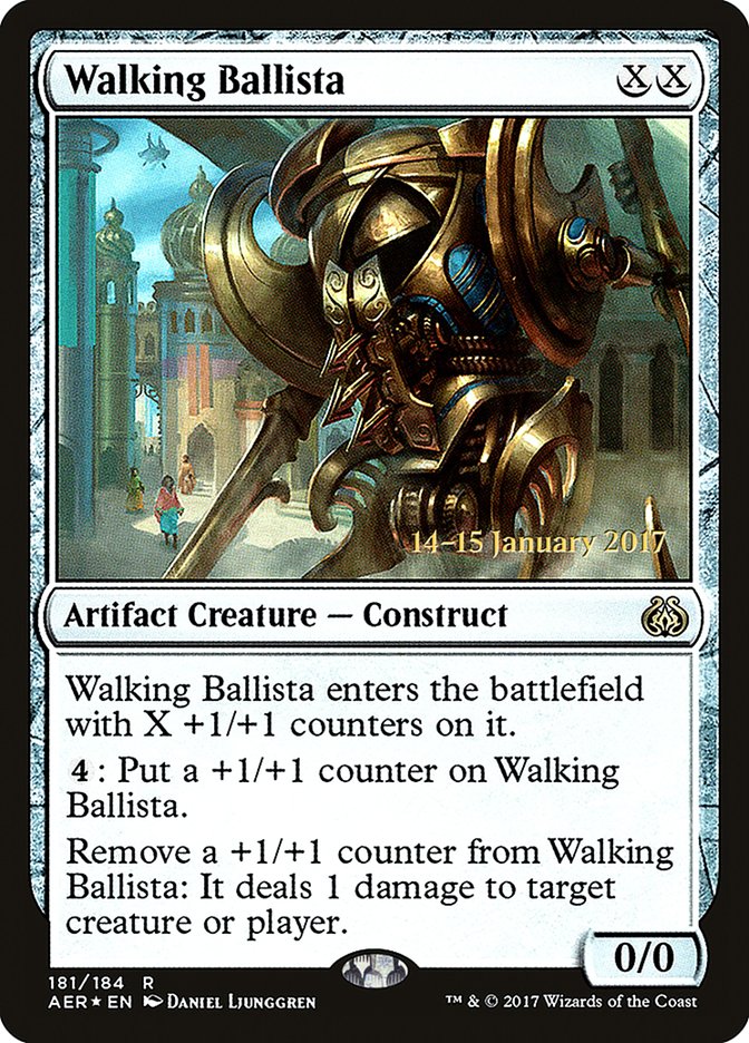 Walking Ballista [Aether Revolt Prerelease Promos] | Good Games Modbury