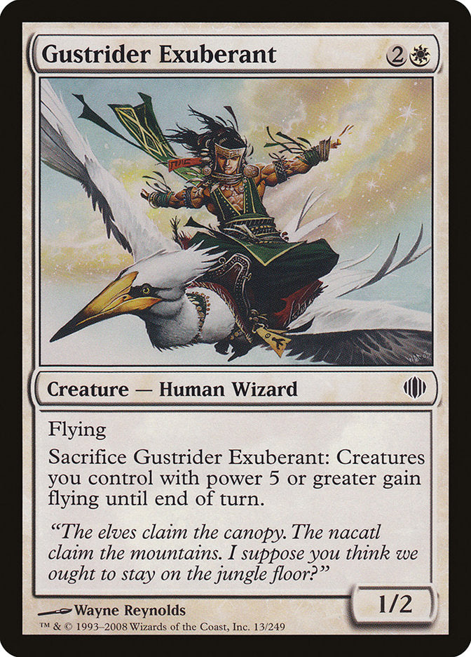 Gustrider Exuberant 13/249 (Shards of Alara)  | Good Games Modbury